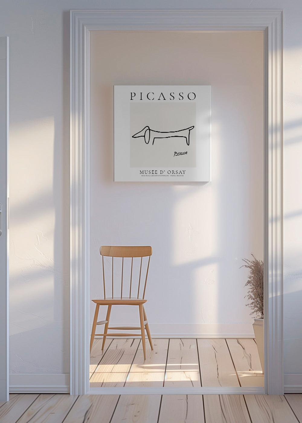 Pablo Picasso Animals Drawing Dog II