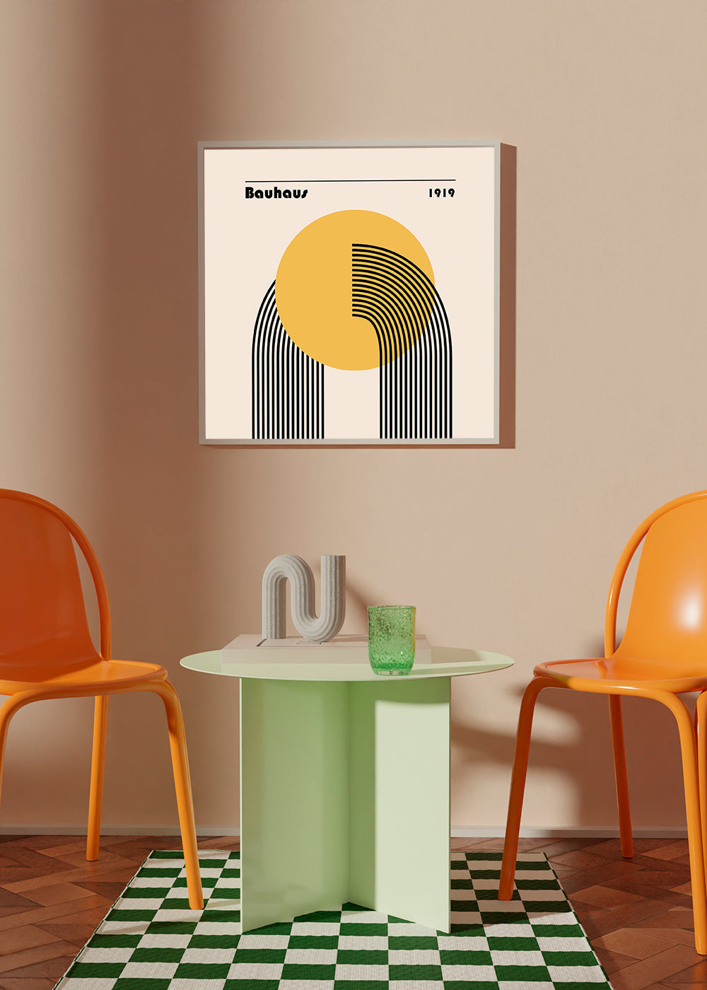 Bauhaus Venus yellow circle II