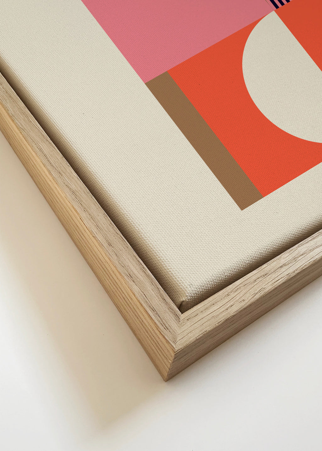 Bauhaus Weimar II - Framed canvas detail