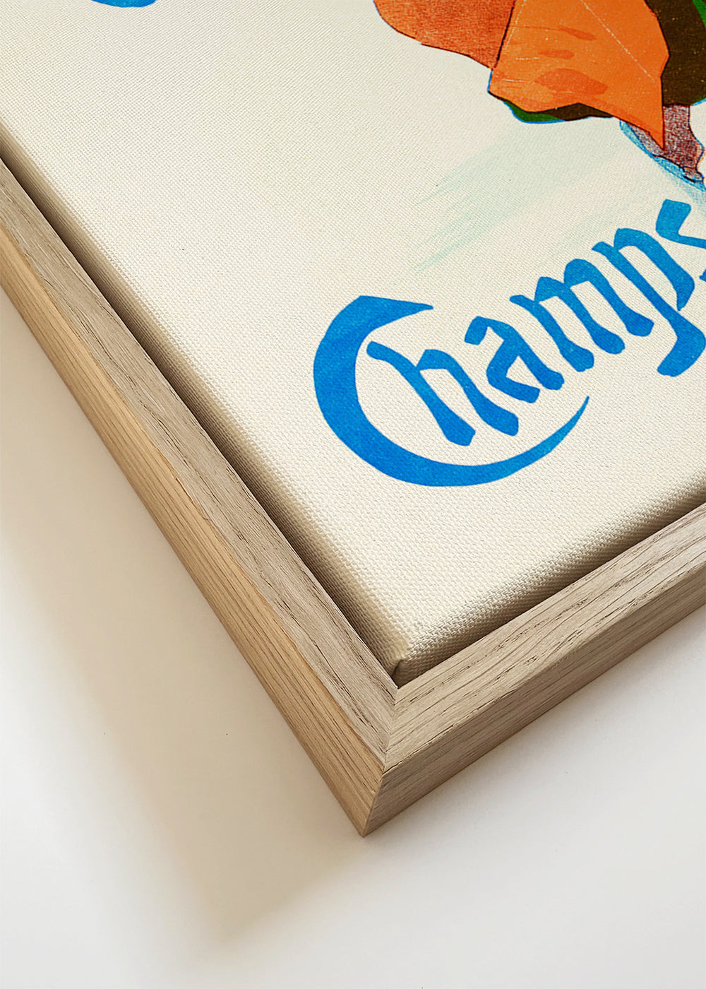 Vintage poster for the Palais de Glace ice skating rink, Champs-Elysees, Paris