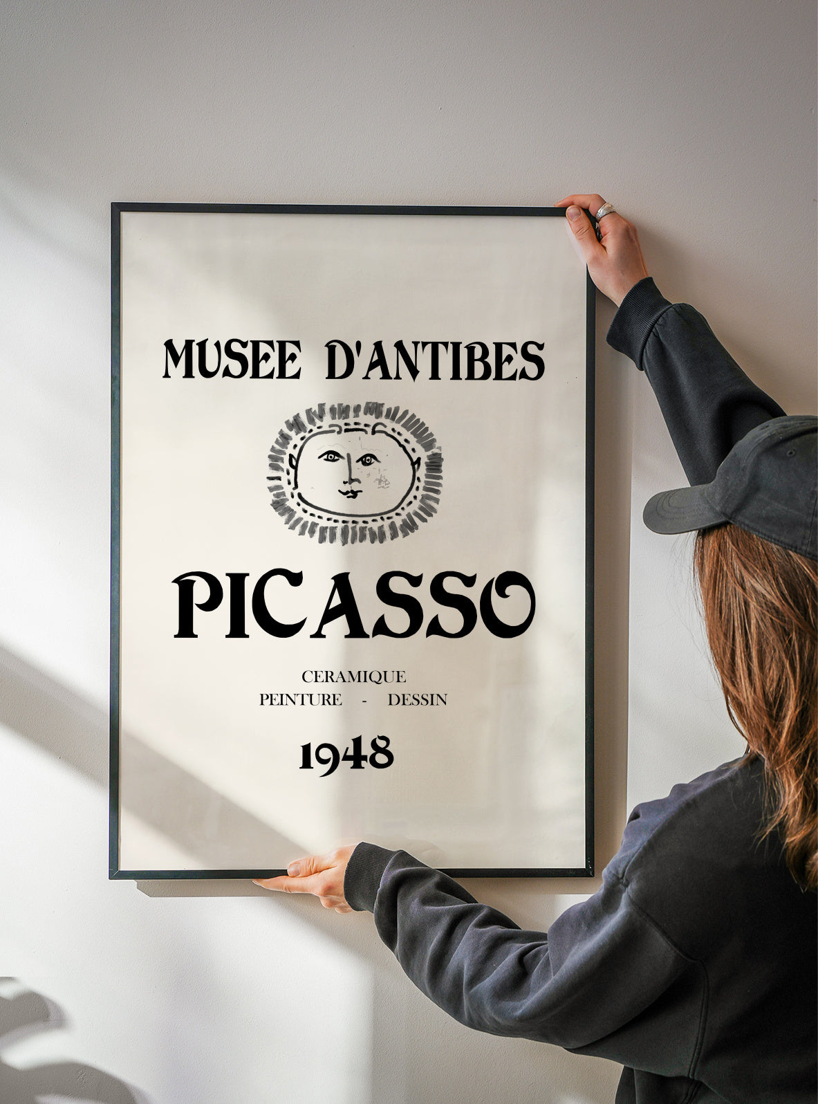 Picasso Musee D'Antibes Poster - Framed poster detail