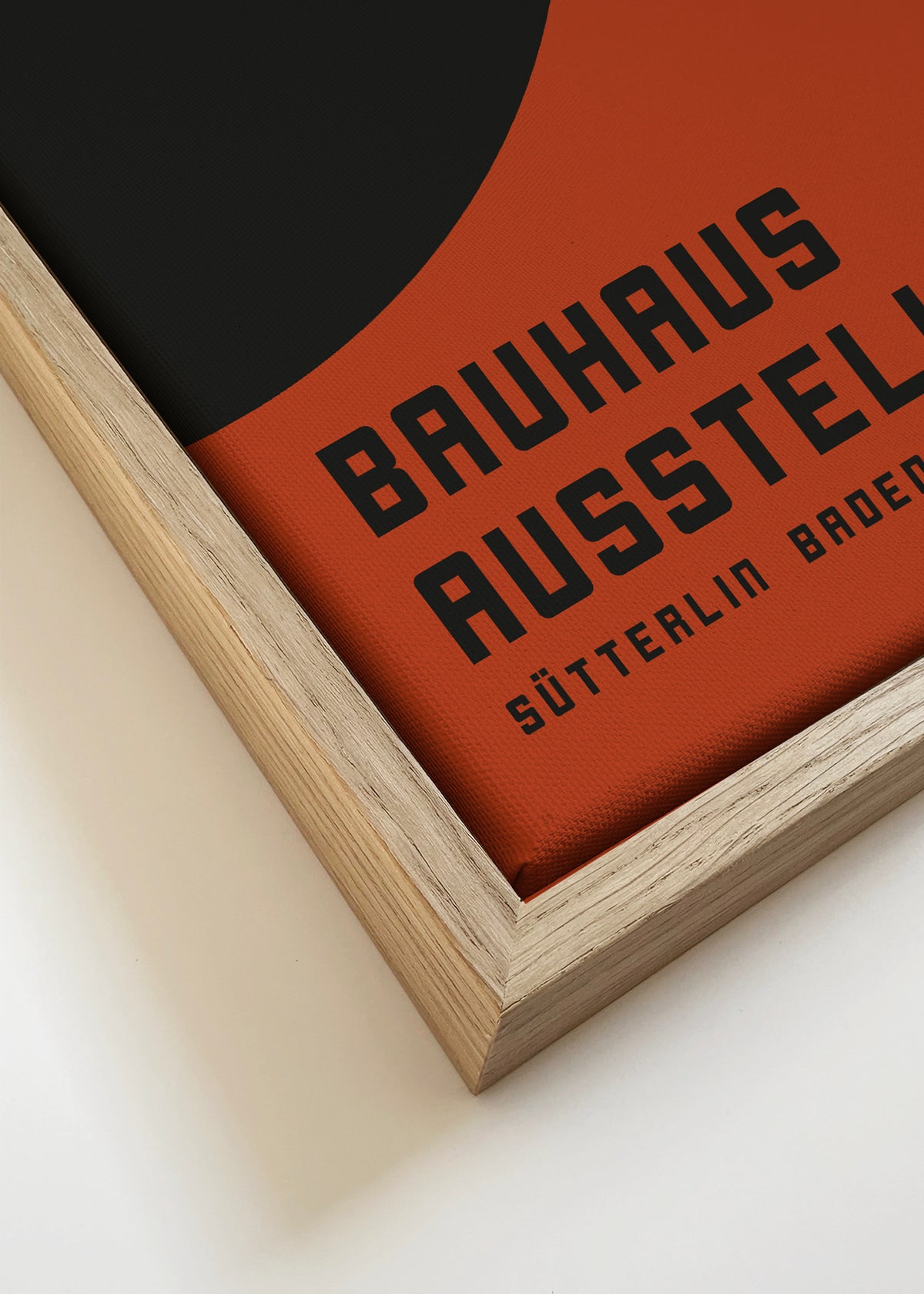 Bauhaus Exhibition Poster 1923 - Framed canvas detail