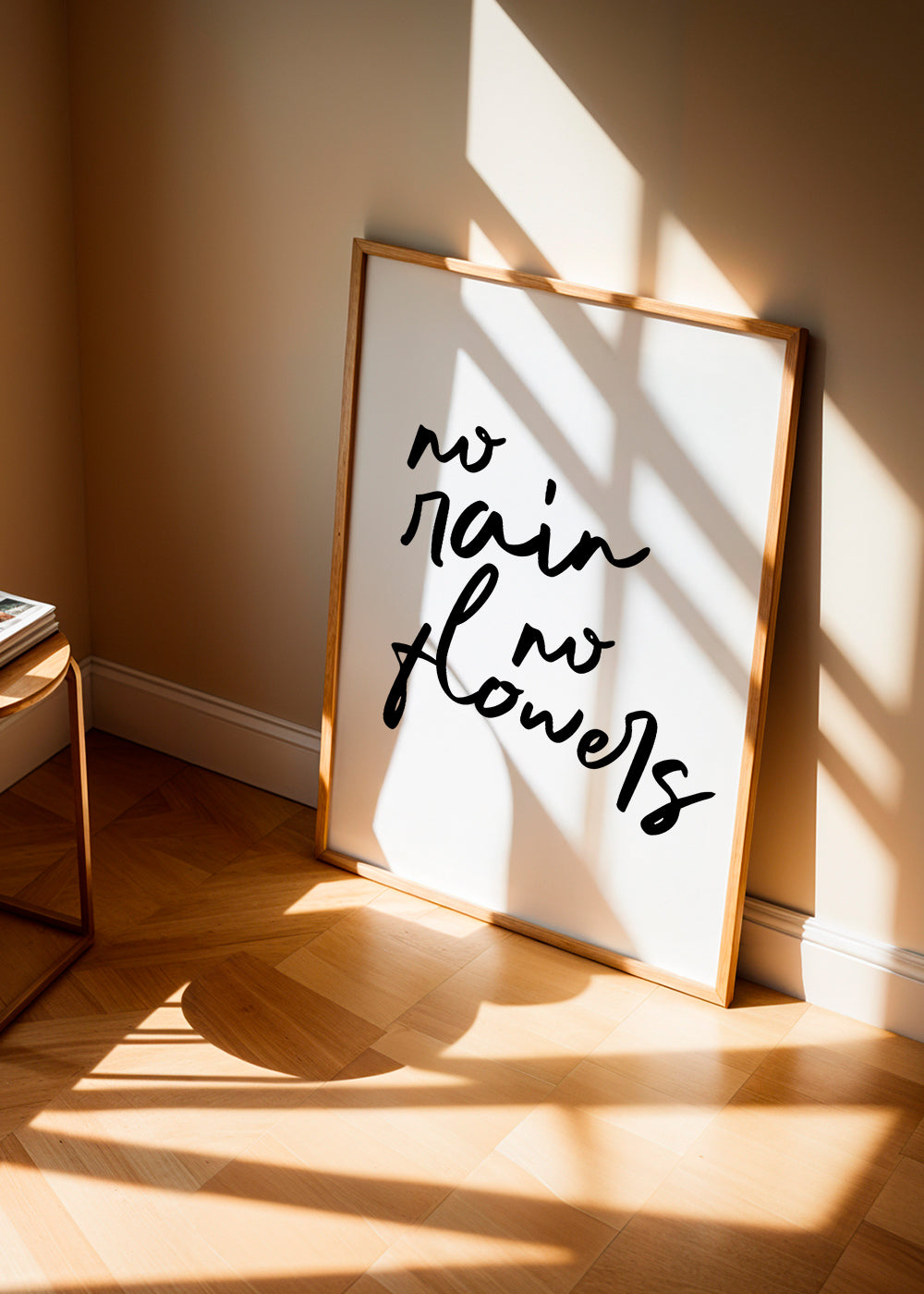 No Rain No Flowers Poster