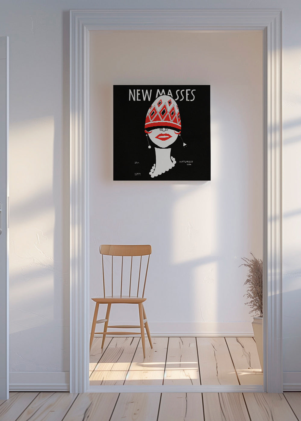 New Masses Vintage poster by Frank Walts - Square