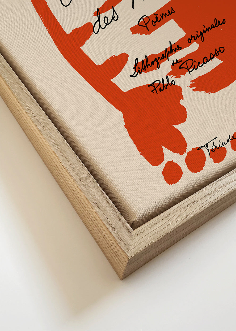 Picasso Le Chant des Morts Gallery Exhibition Poster - Square