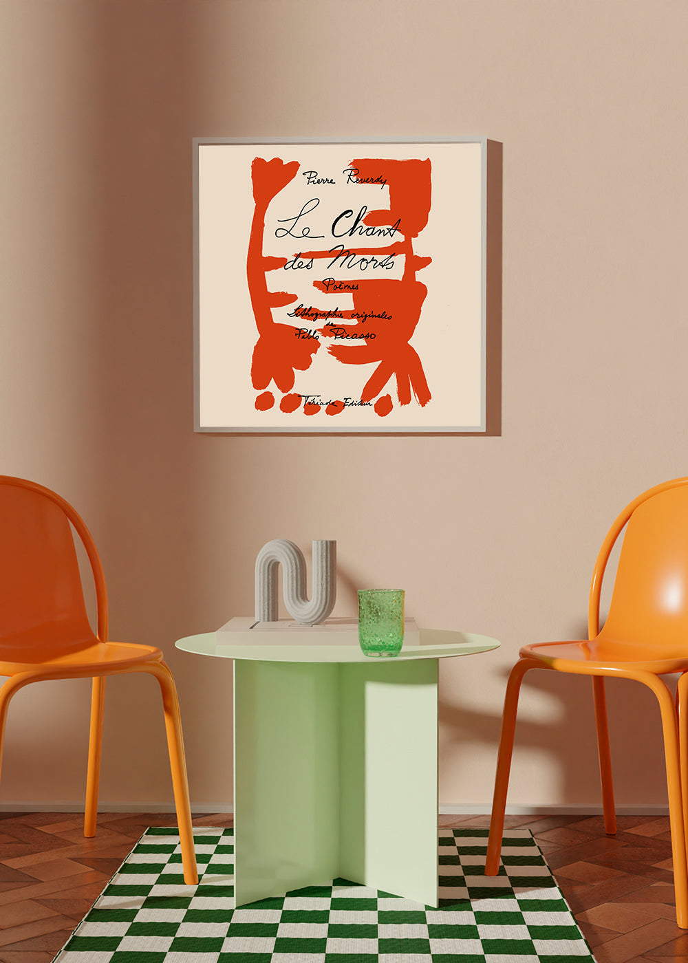 Picasso Le Chant des Morts Gallery Exhibition Poster - Square