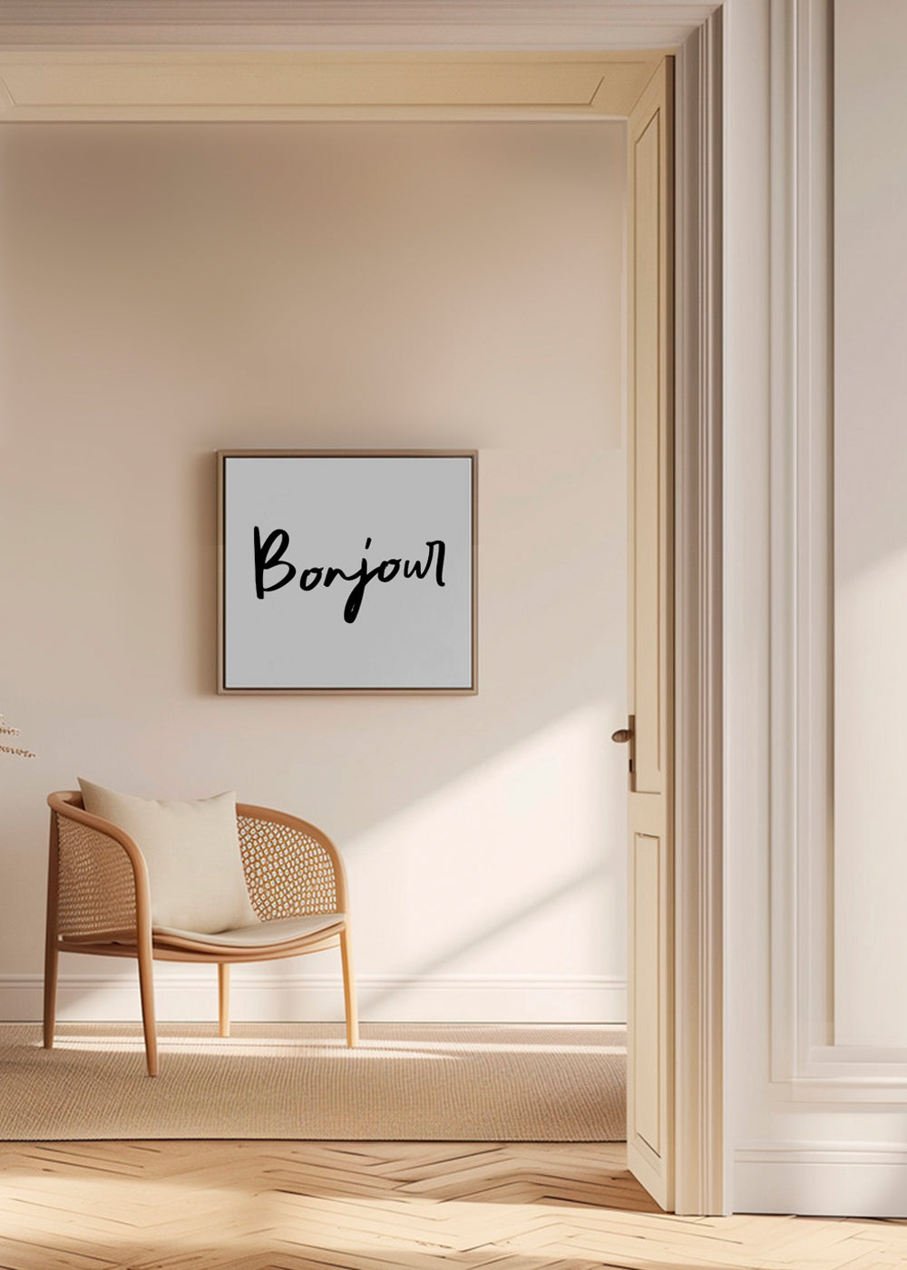 Bonjour Poster - Square