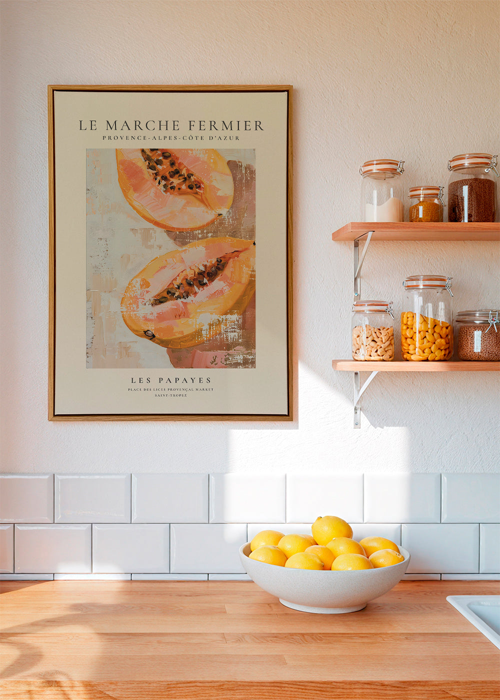 Le marche fermier - LES PAPAYES