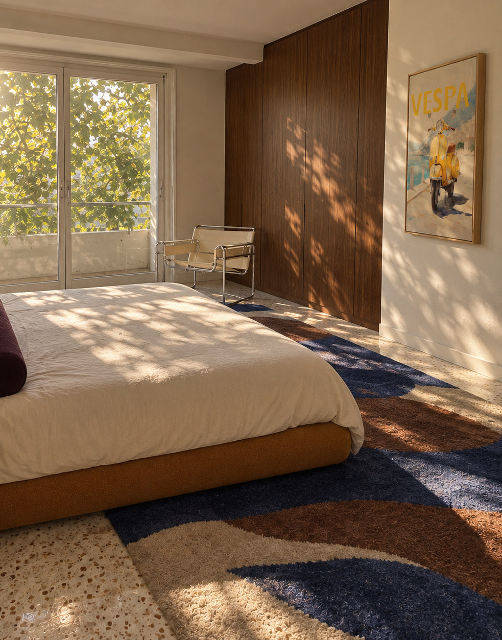 Vespa - Framed canvas in an interior