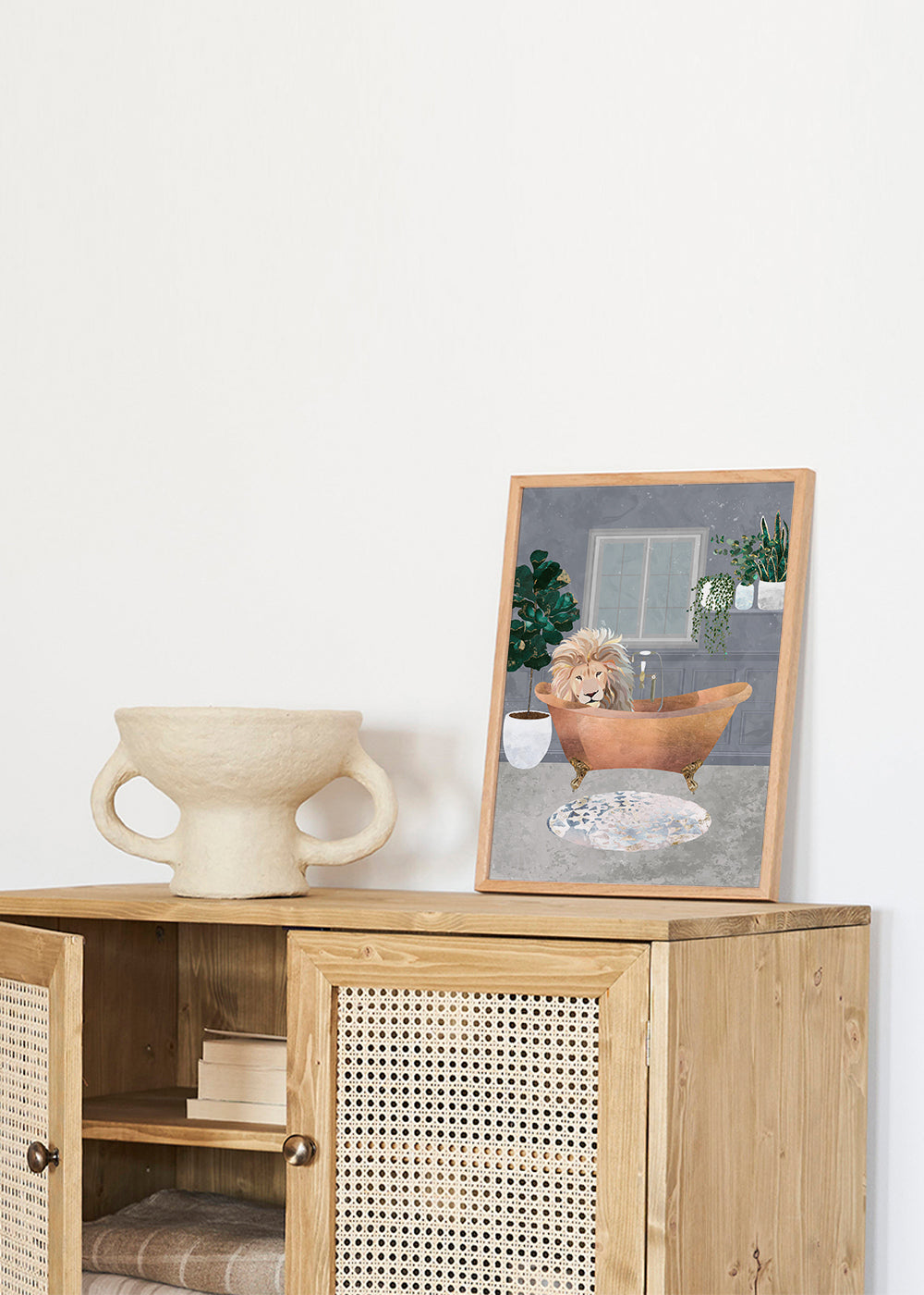 Lux Lion in the copper bath