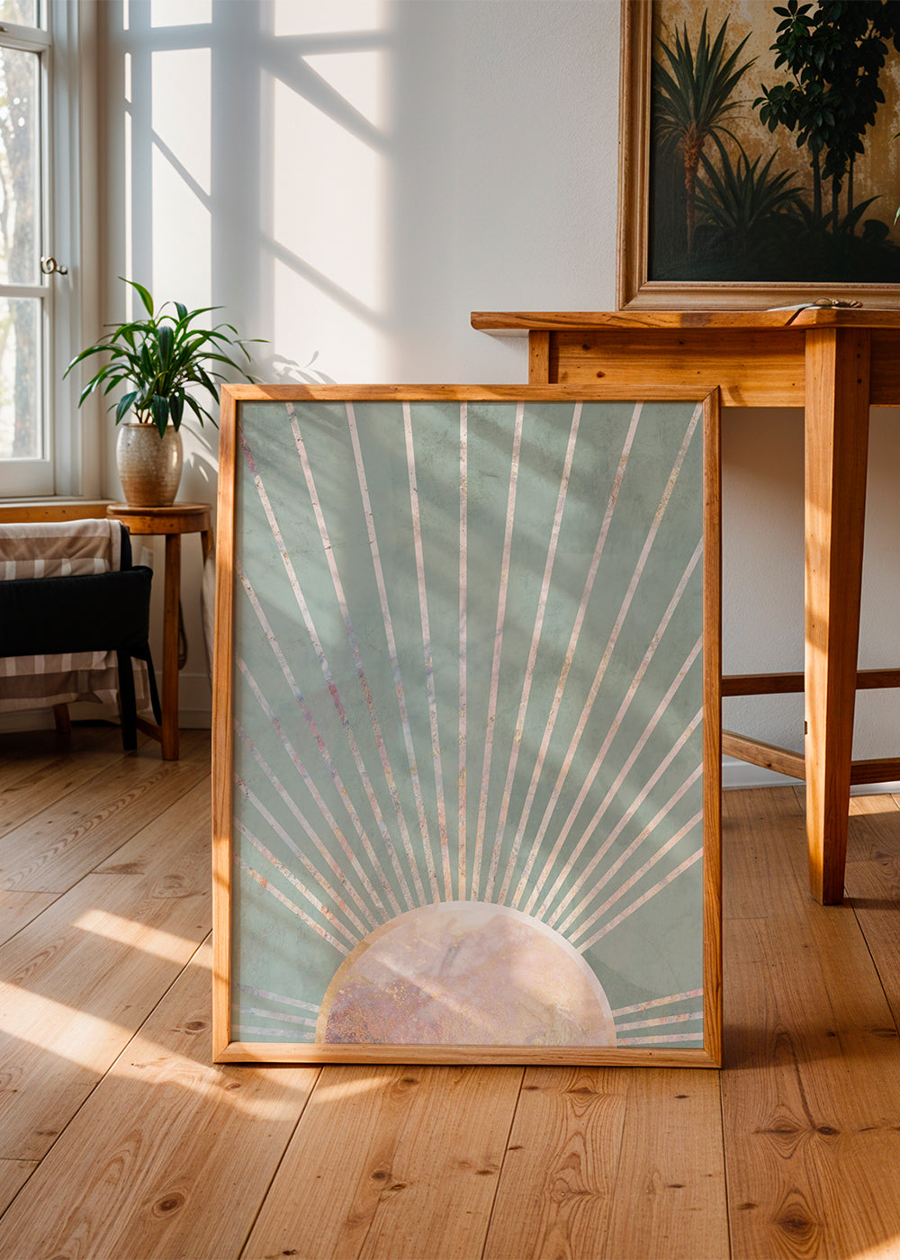 Sage green Boho Sunrise 1