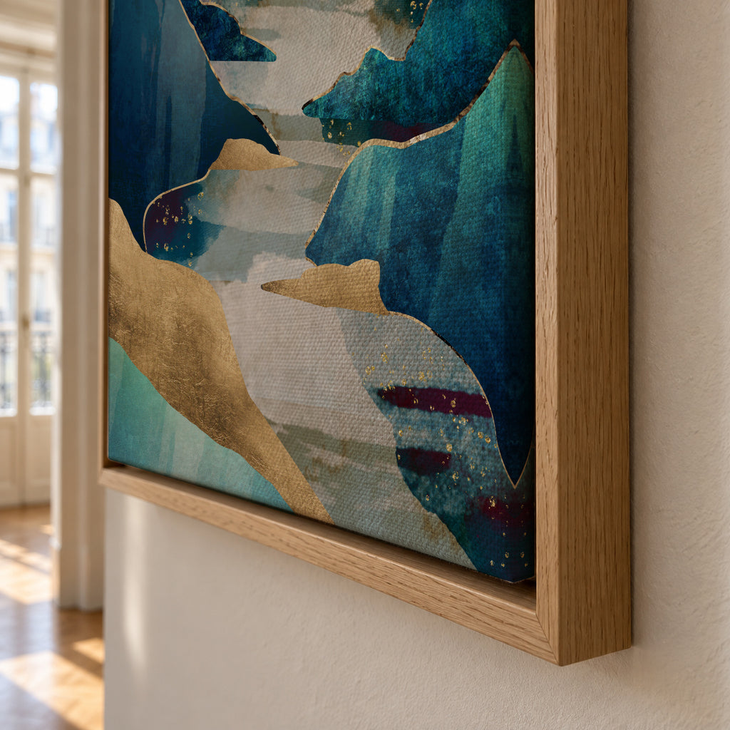 Moon Glow - Framed canvas detail