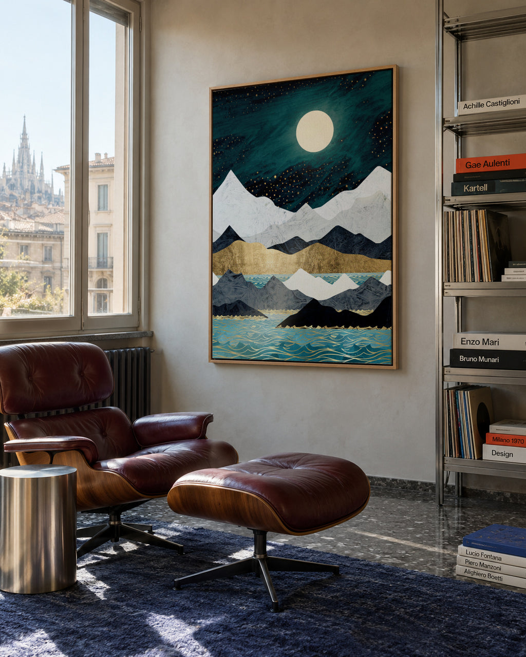 Ocean Stars - Framed canvas in an interior