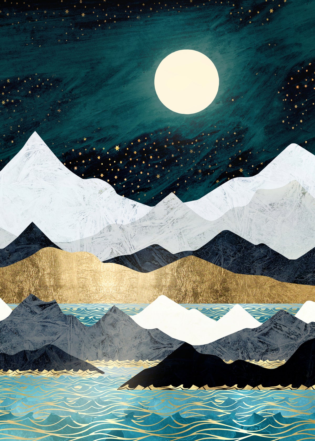 Ocean Stars - Unframed art print