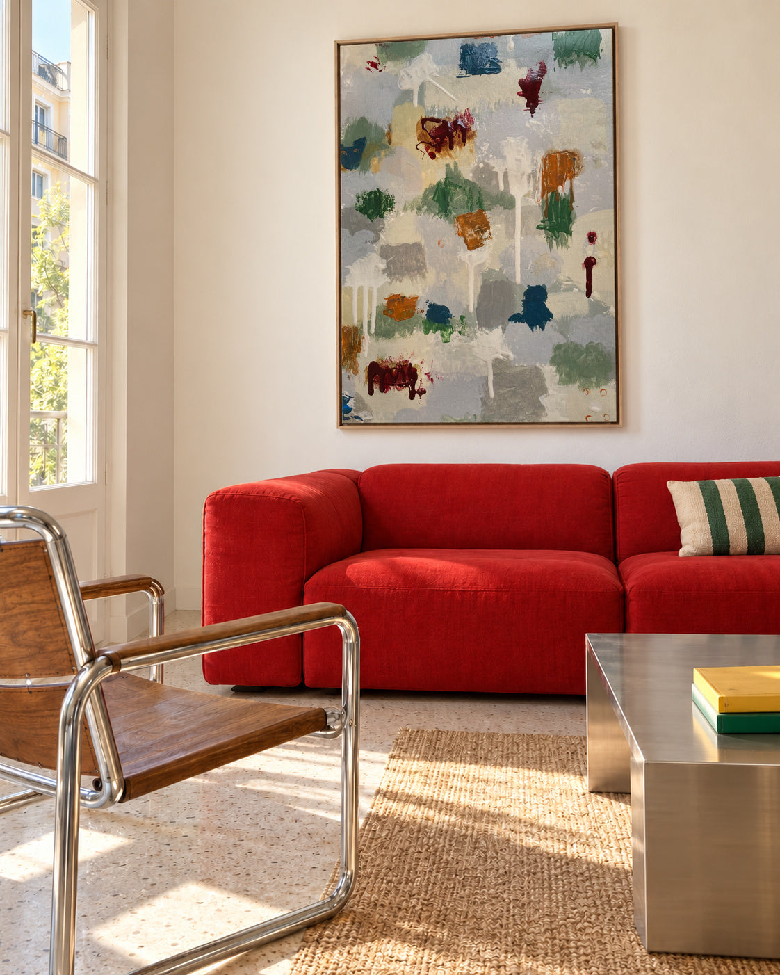 Cobrizo - Framed canvas in an interior