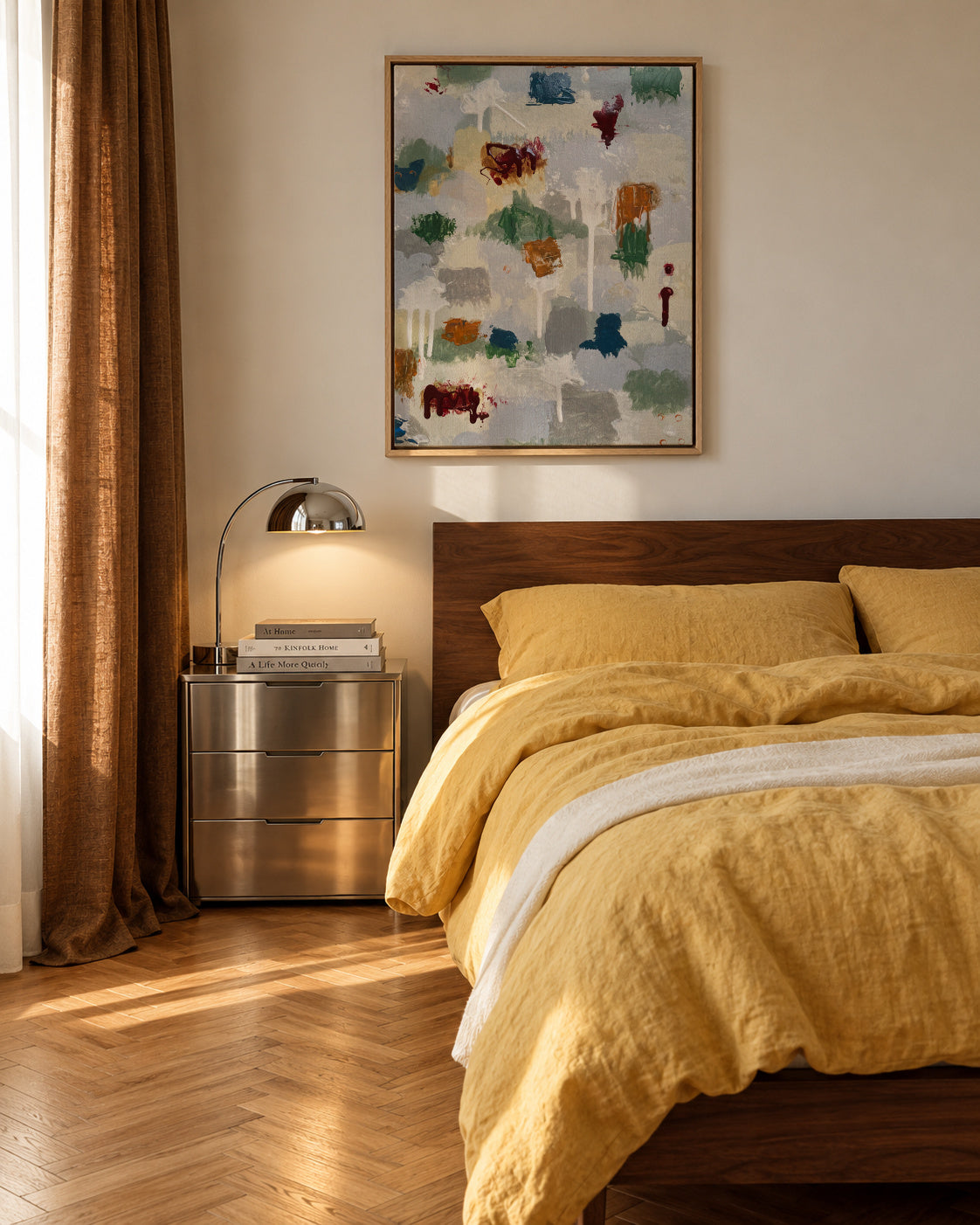 Cobrizo - Framed canvas in an interior