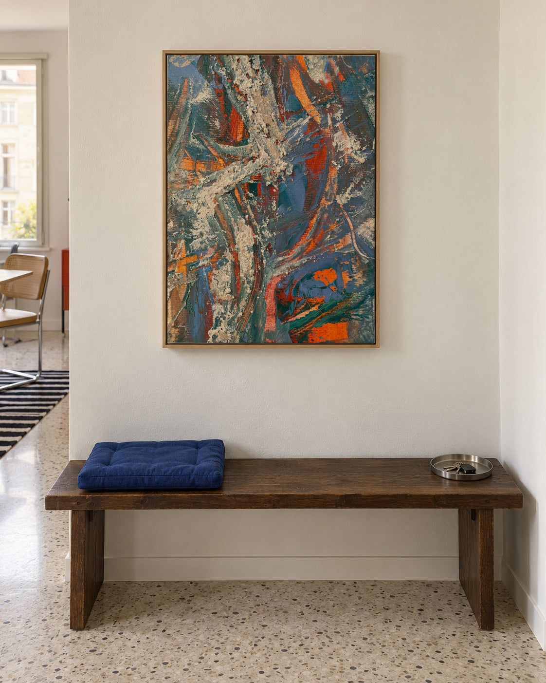 Geiser - Framed canvas in an interior