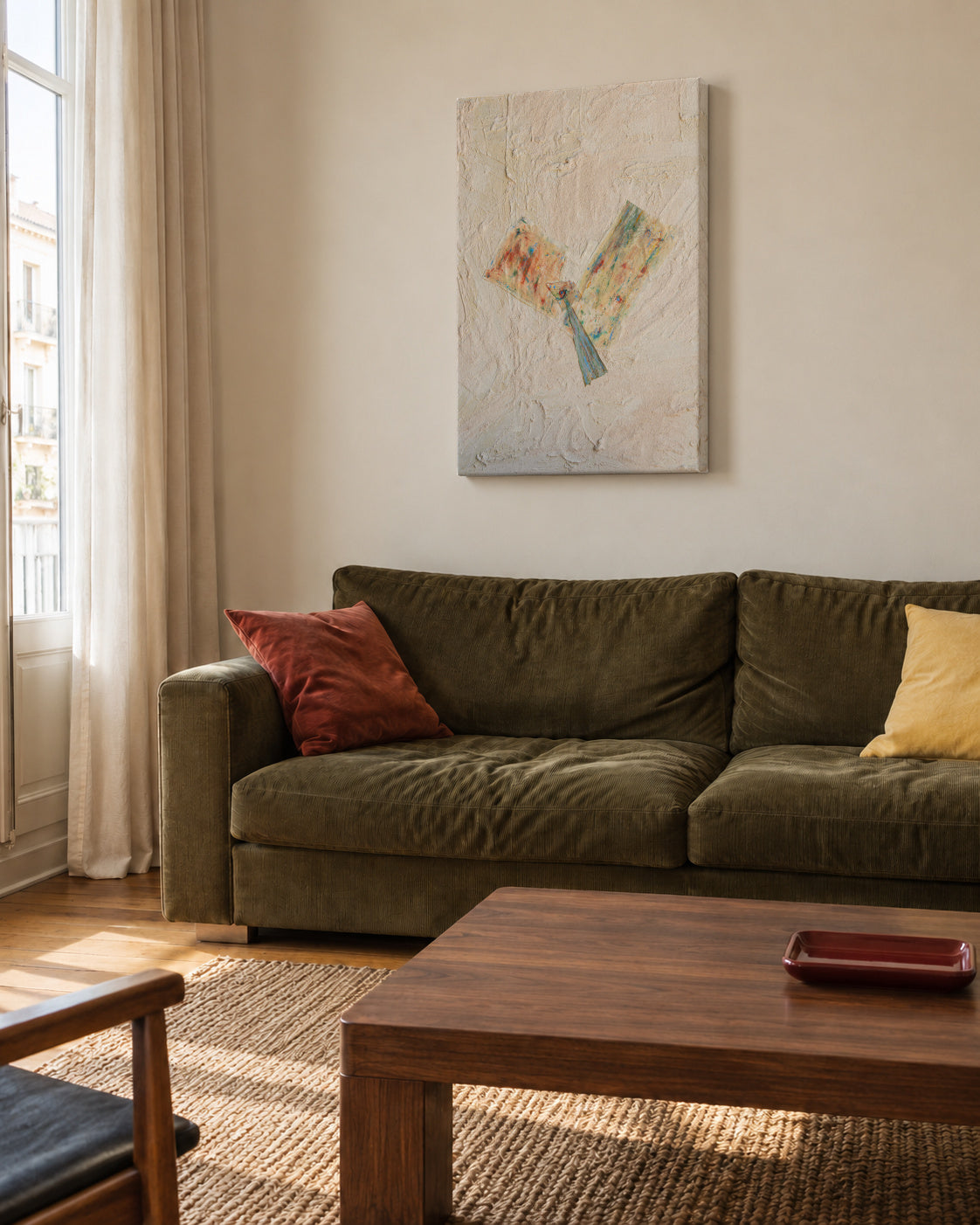 Dulcinea - Unframed canvas in an interior