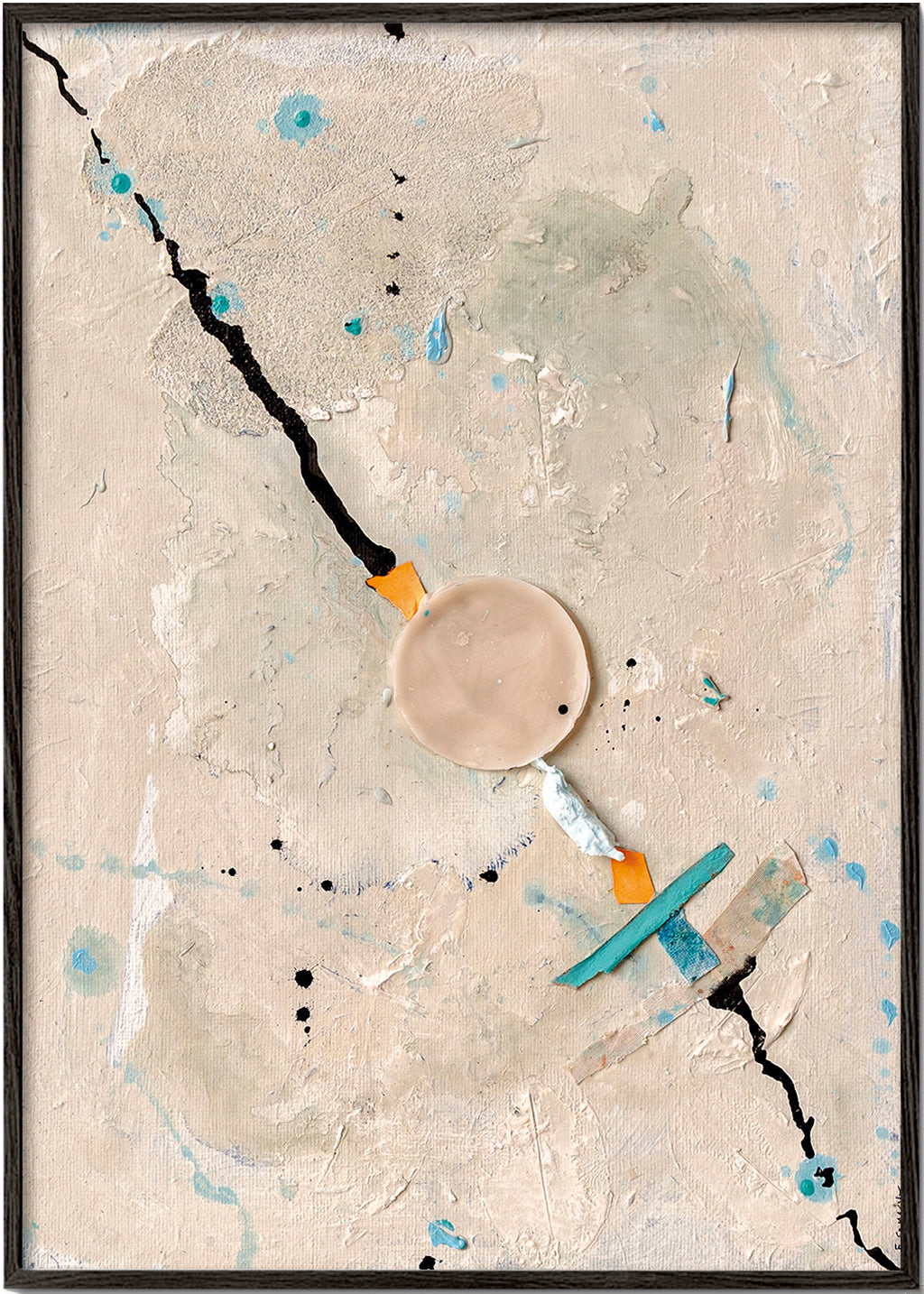 Abstract artwork Linea de Vida I