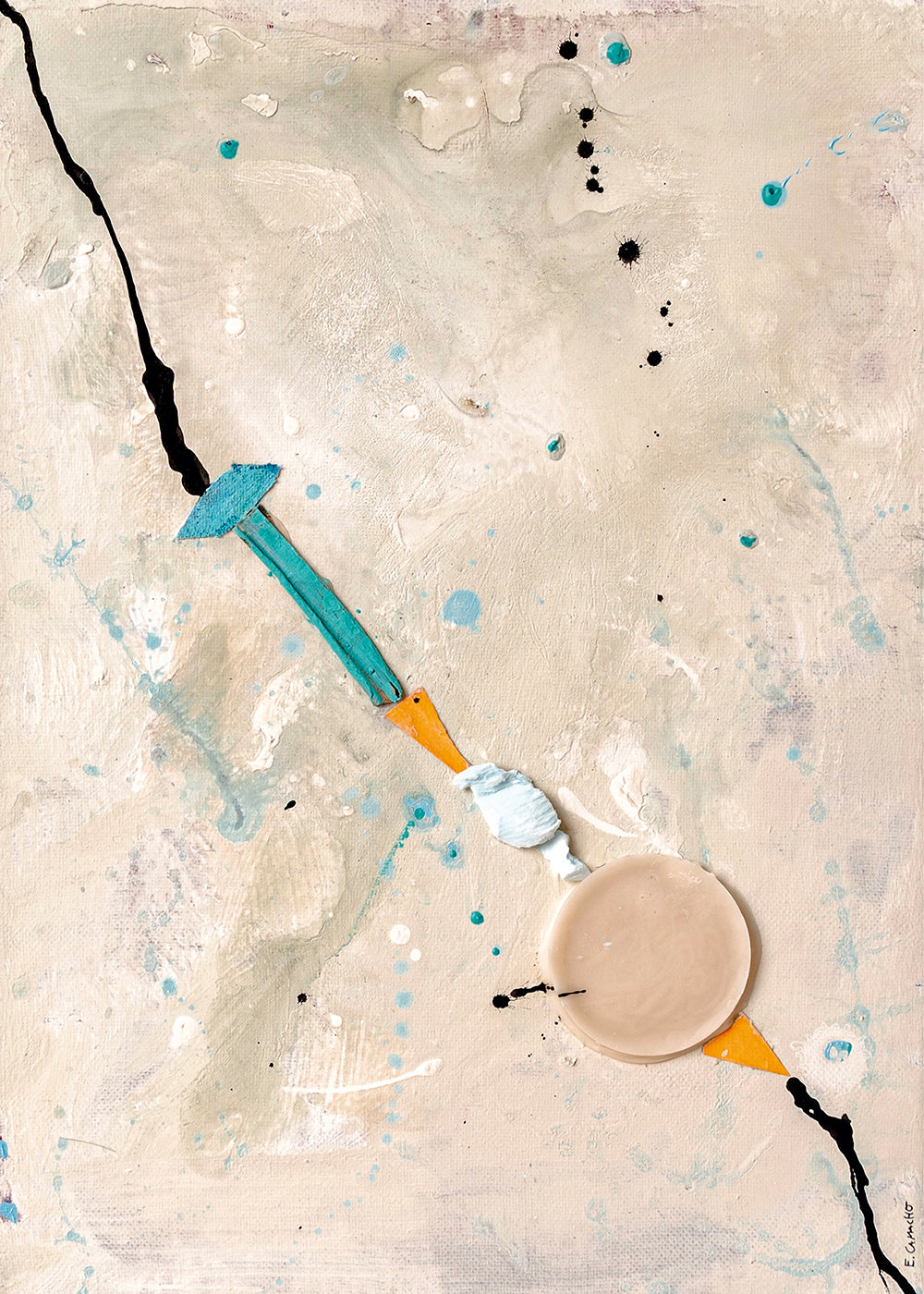 Abstract artwork Linea de Vida II