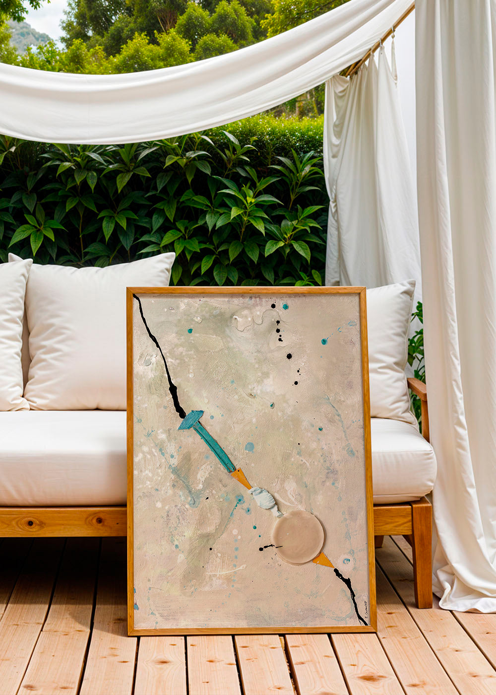 Abstract artwork Linea de Vida II