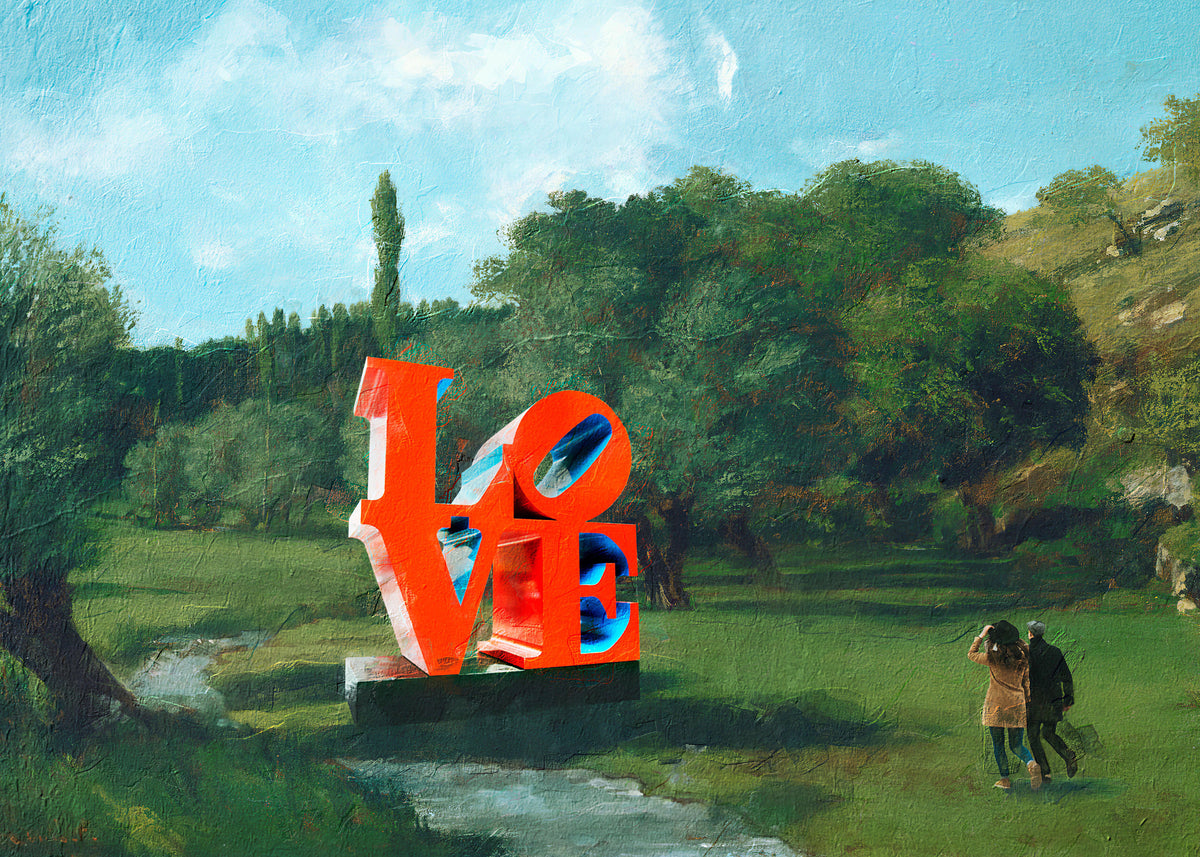 The love found - Unframed art print
