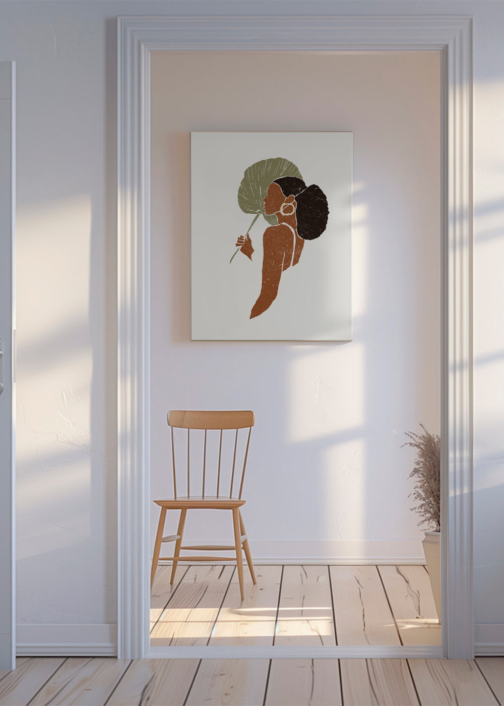 Boho Palmetto Fan Leaf I