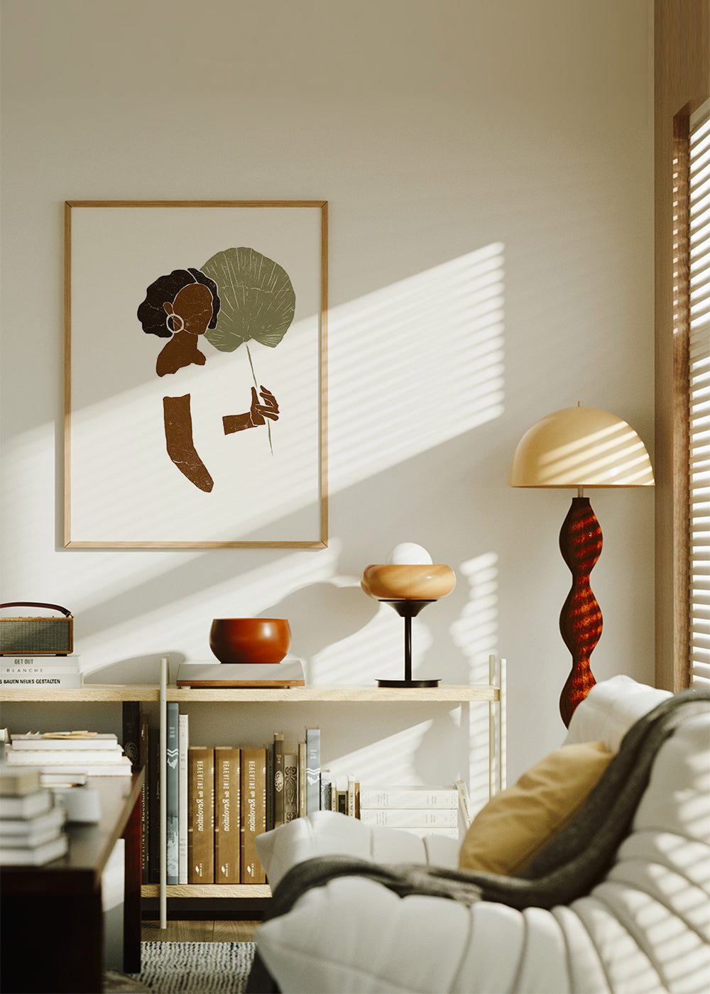 Boho Palmetto Fan Leaf III