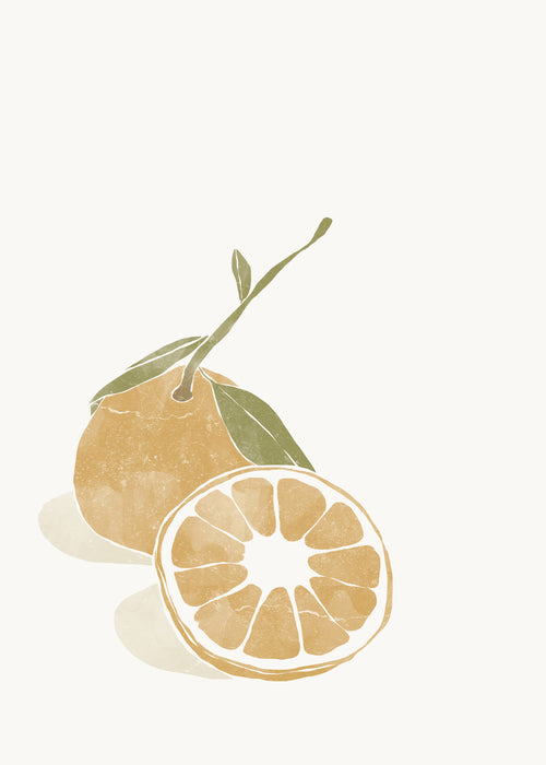 Tropical Oranges - Unframed art print