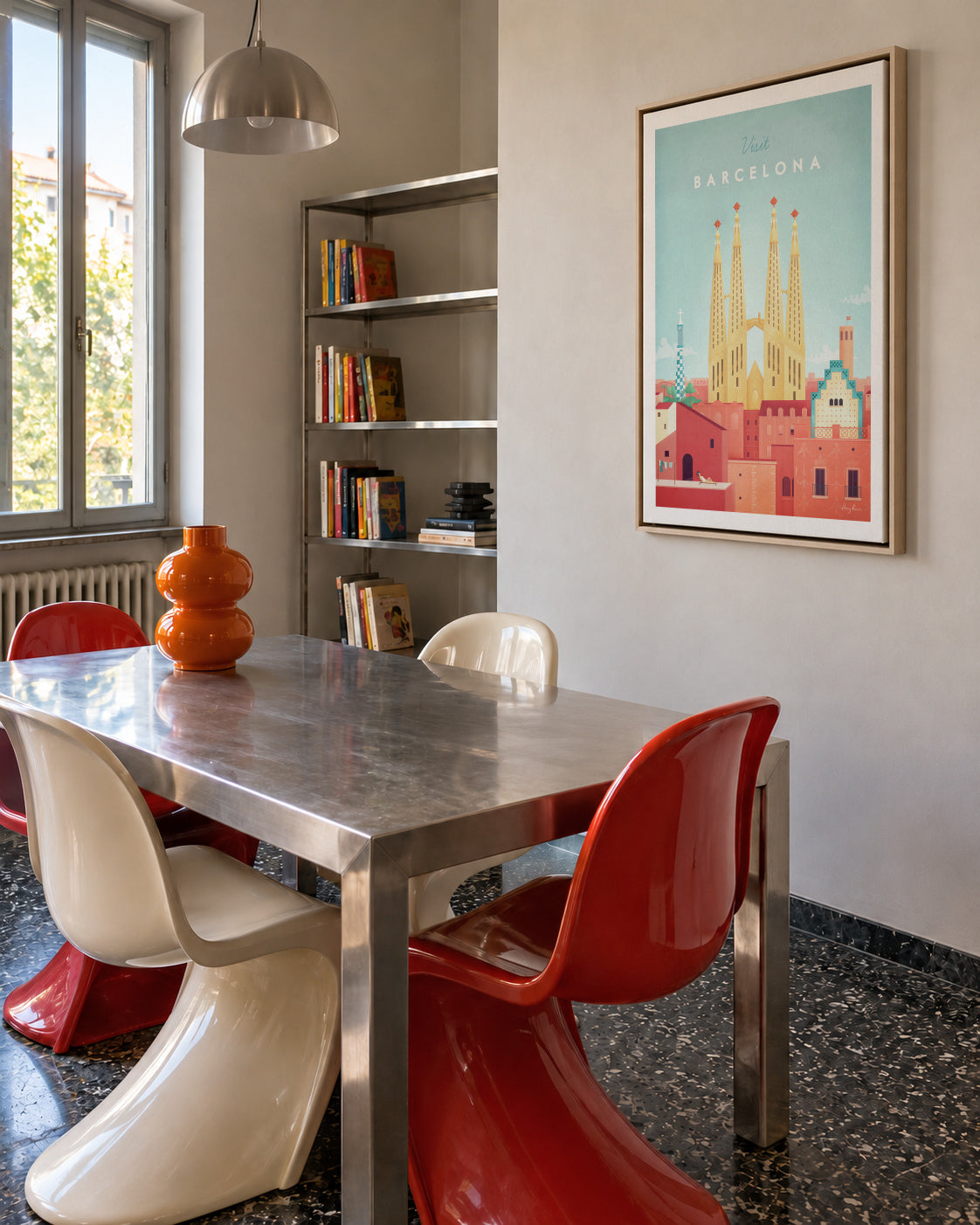 Barcelona - Framed canvas in an interior