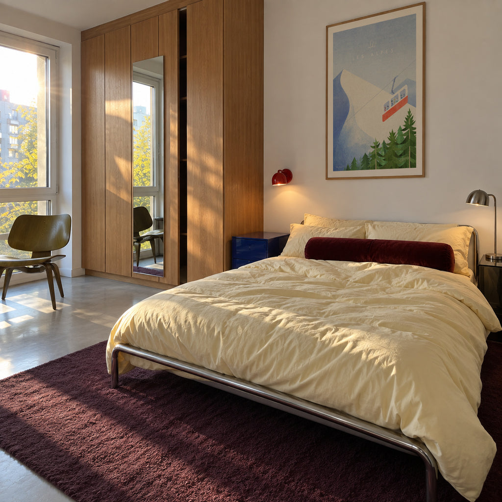 Les Alps - Framed poster in an interior