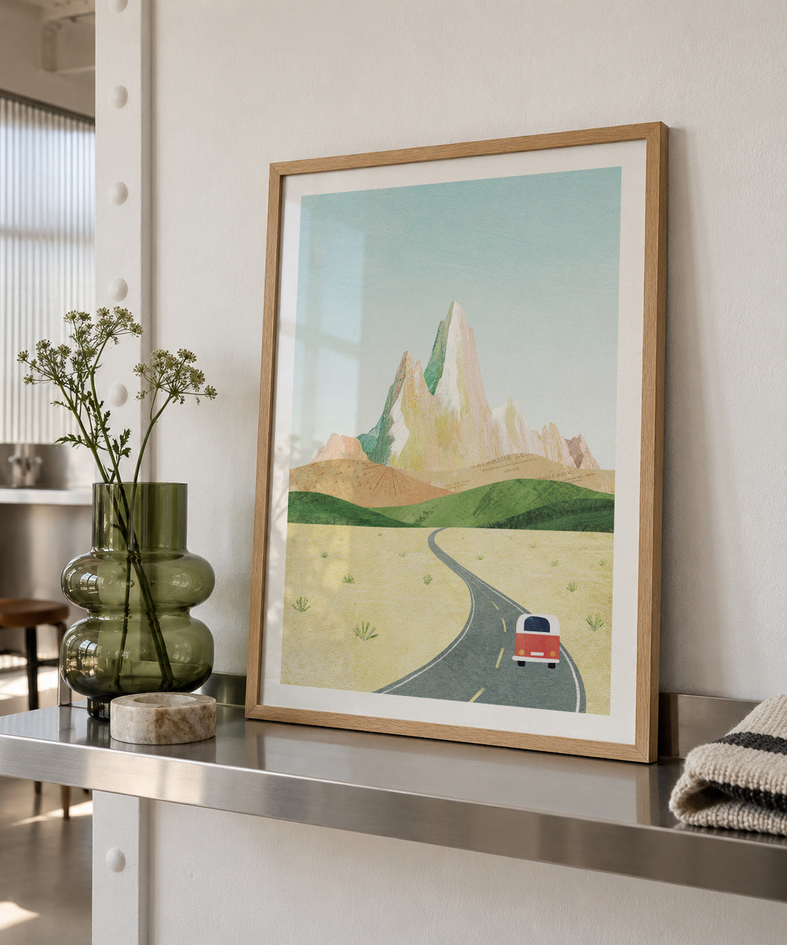 Patagonia - Framed poster in an interior