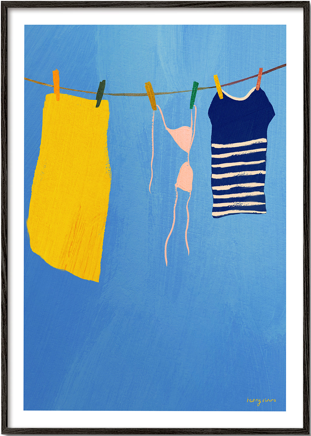 Illustration Summer laundry