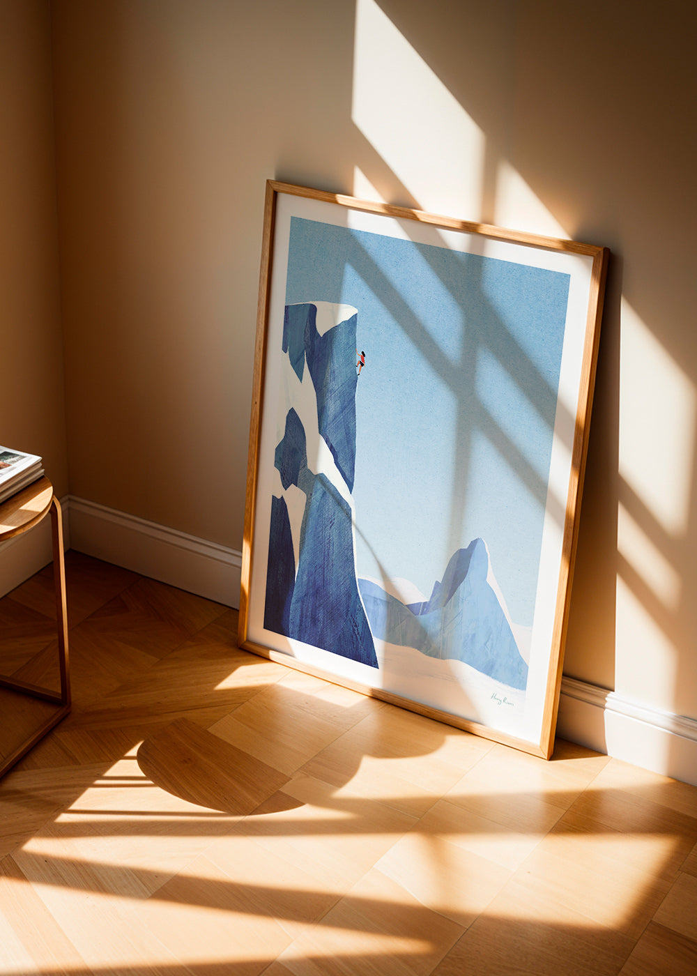 Landscape art Mountain climbing adventure