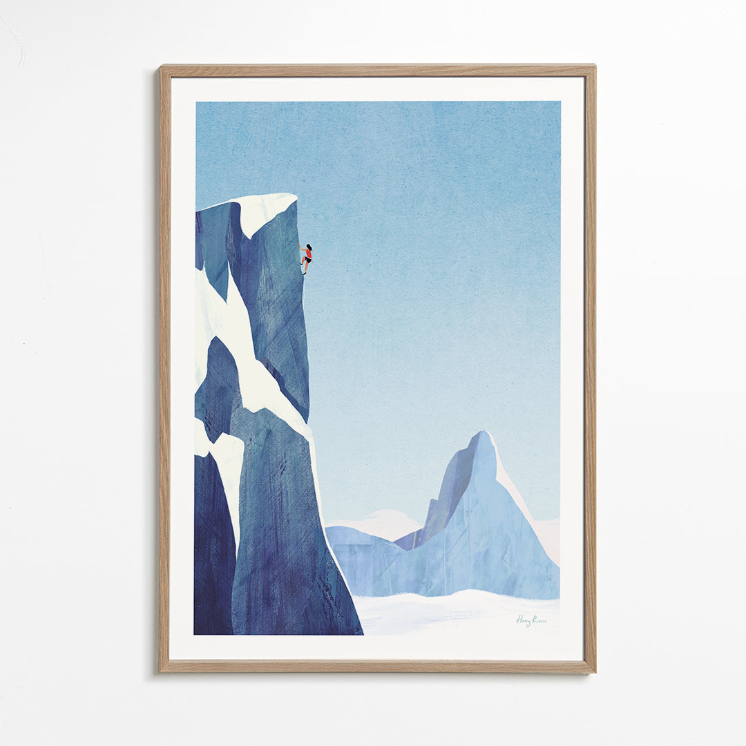 Landscape art Mountain climbing adventure