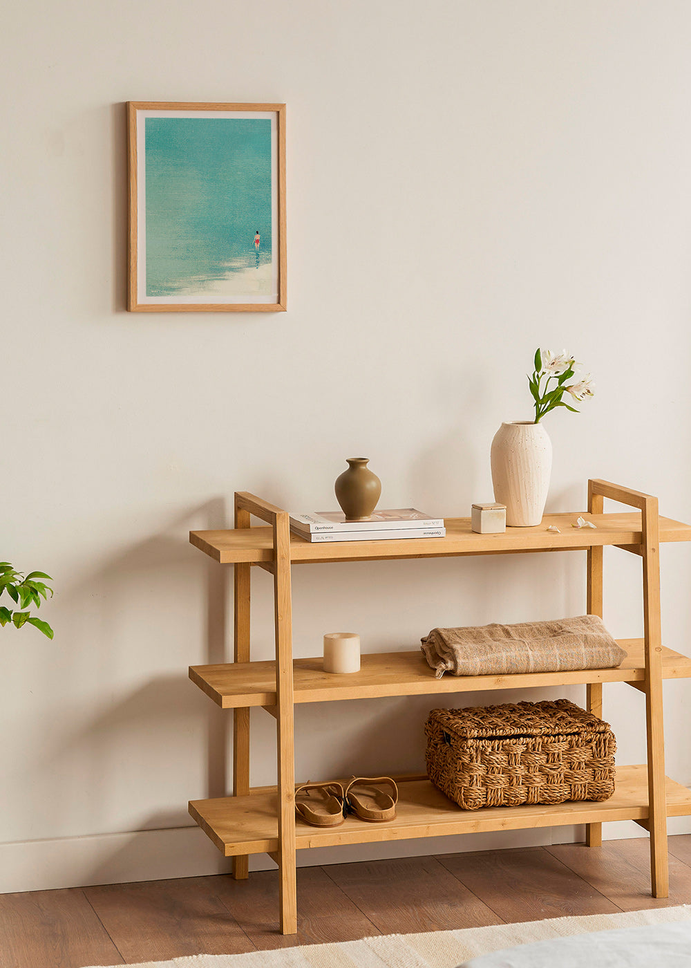 Cuadro de paisaje: bañista en horizonte sereno – Product3