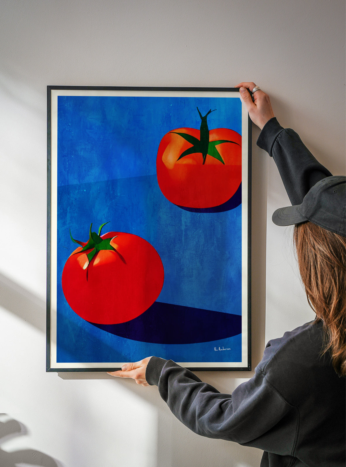 Deux Tomates - Framed poster detail