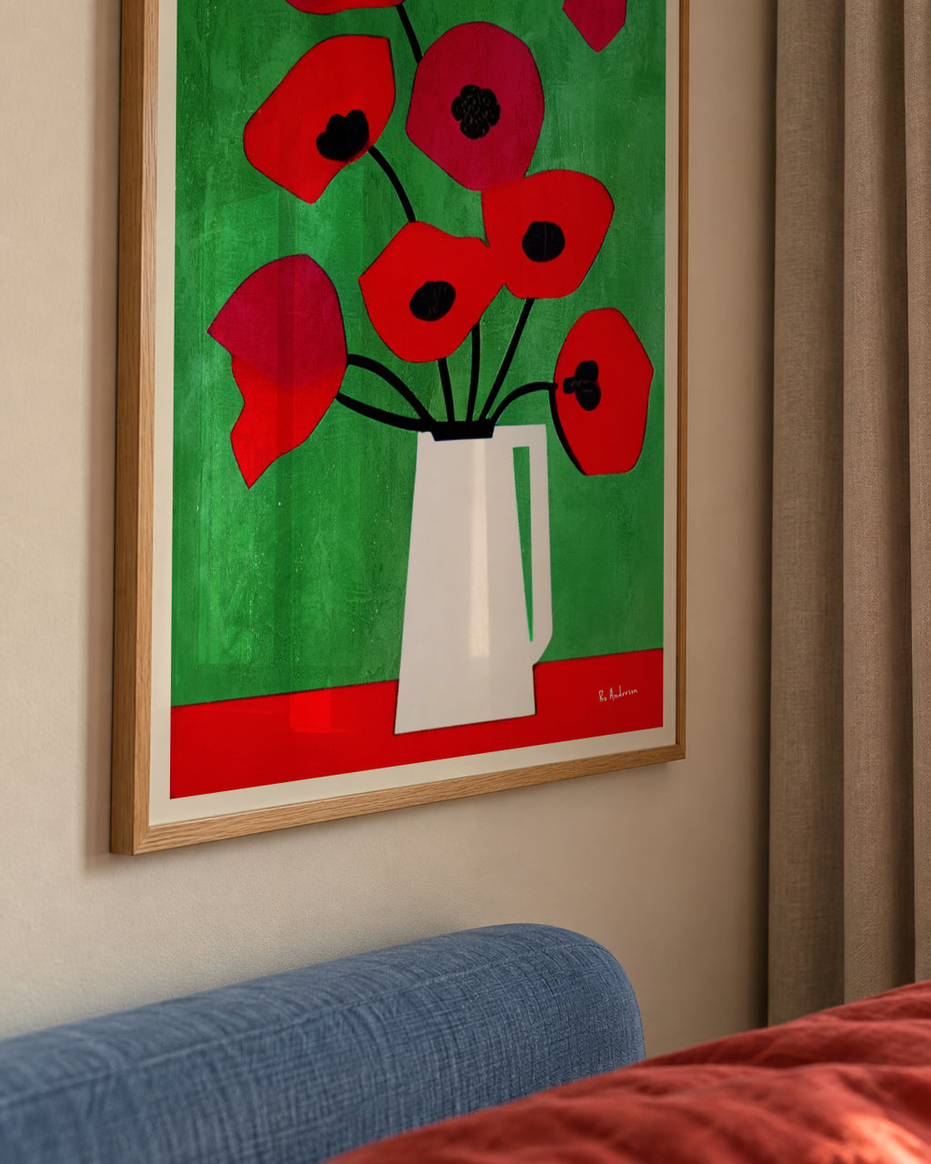 Vincent, My Love - Framed poster detail