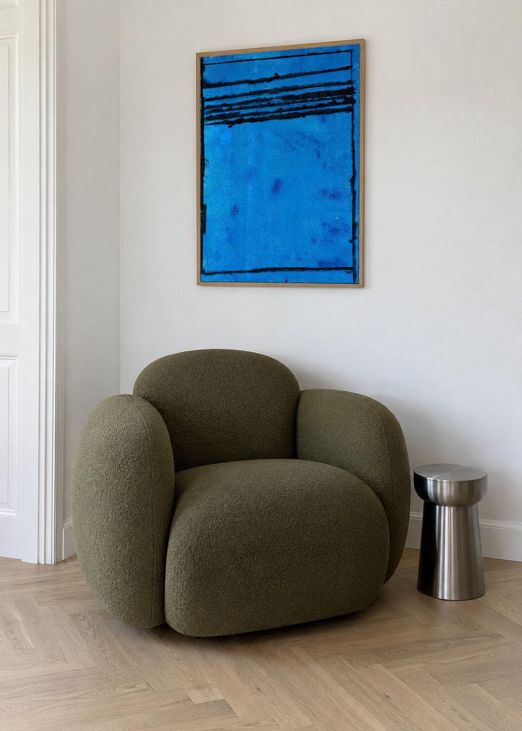 Tocado y hundido - Joel García - Framed poster in an interior