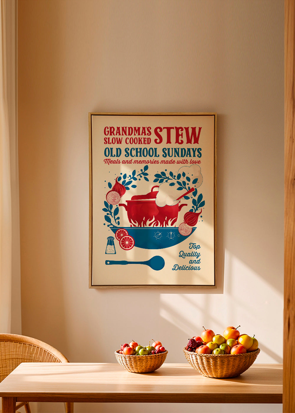 Grandmas Stew kitchen print - Dionisis Gemos 
