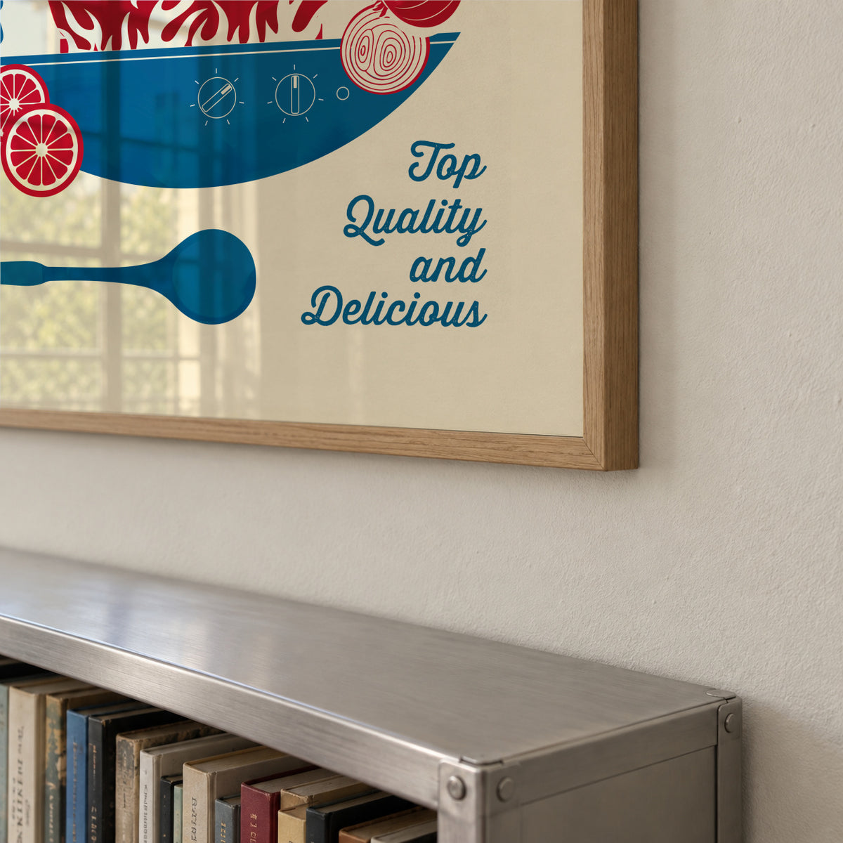 Grandmas Stew kitchen print - Framed poster detail