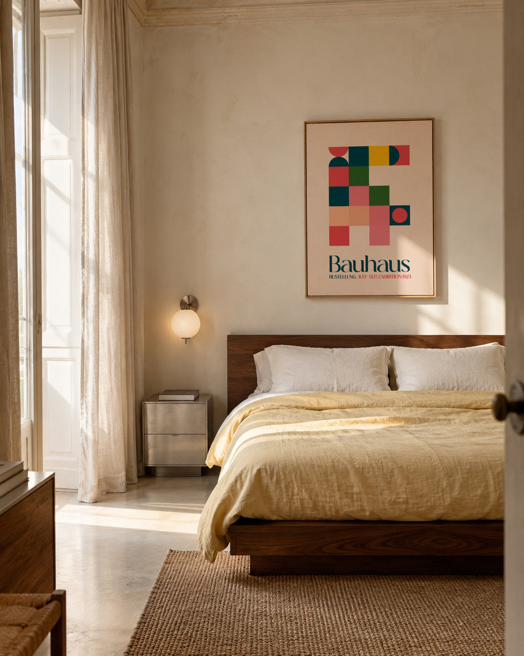 Bauhaus Kutular - Framed canvas in an interior