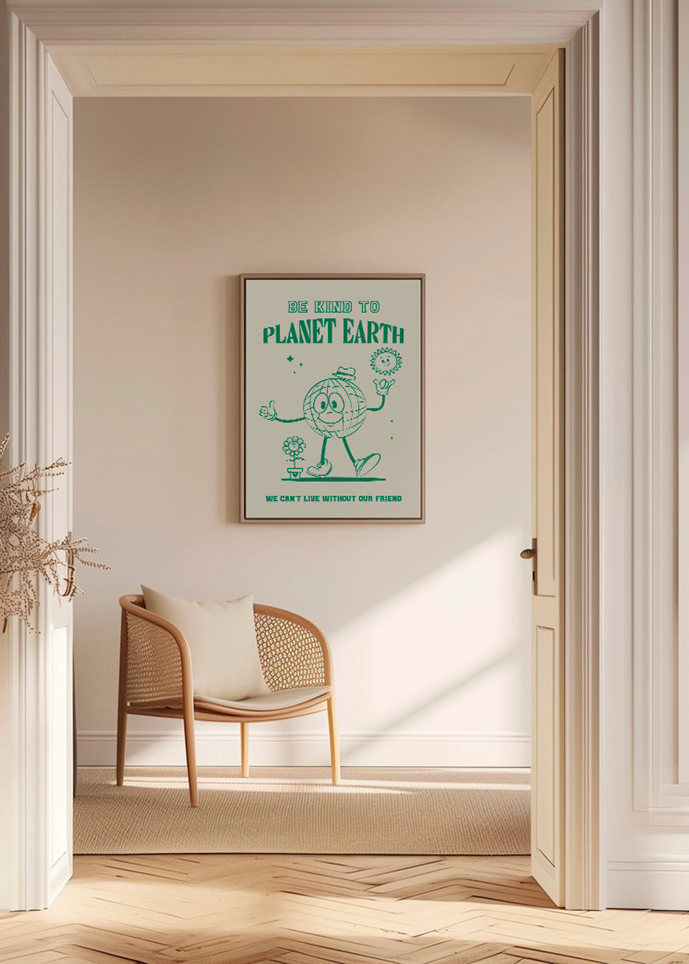 Be Kind Planet Earth - Oju Design 