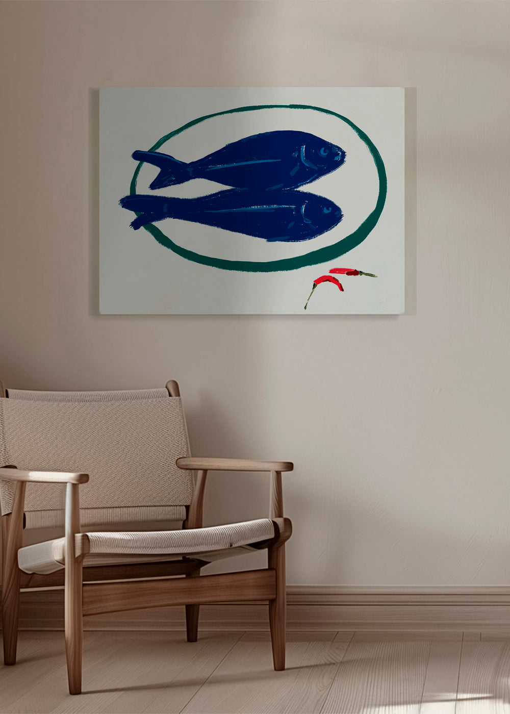 Blue fishes still life - Little Dean 