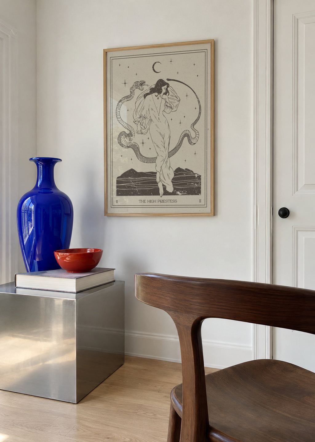 The High Priestess - Framed poster in an interior