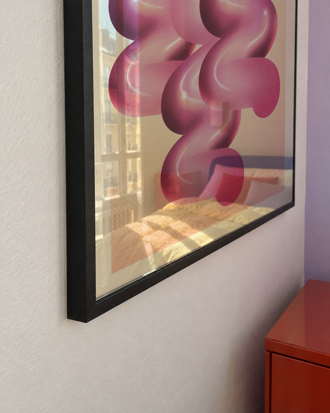 RETRO GRAPHIC NO.1 - Framed poster detail