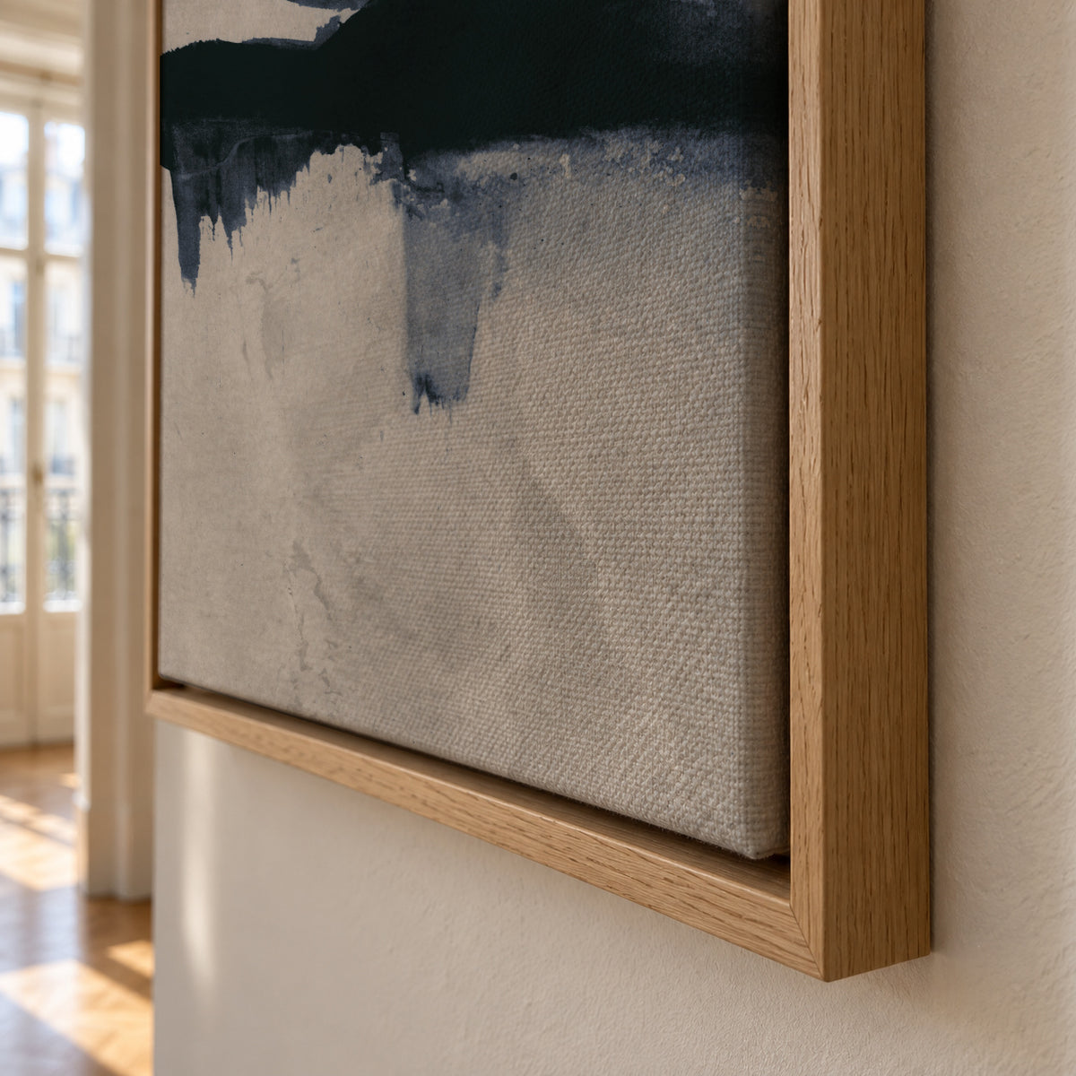 Blu 1 - Framed canvas detail