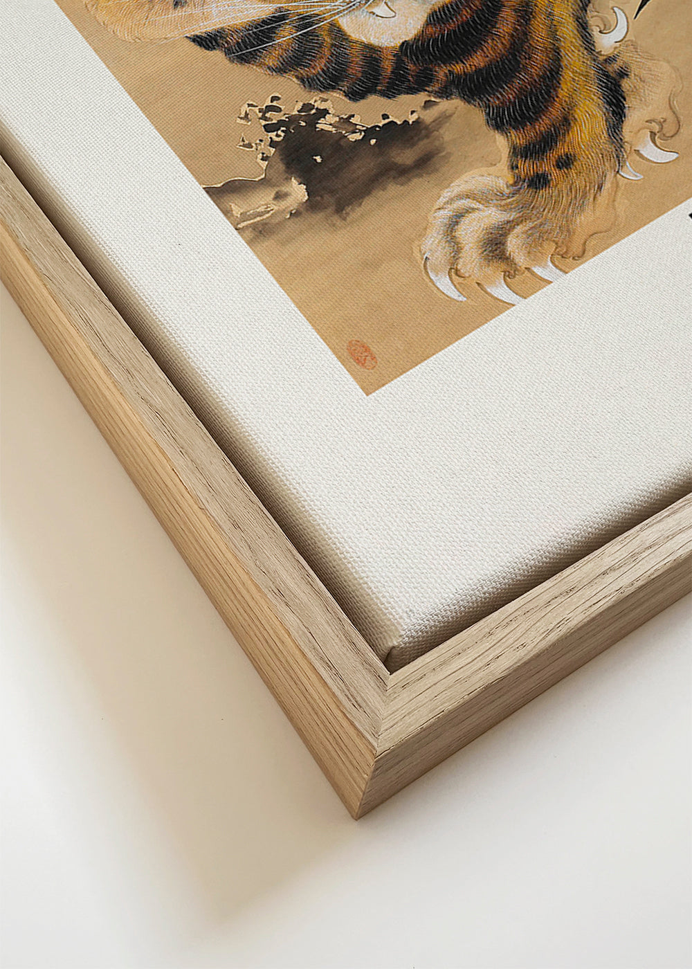 Tiger Emerging From Bamboo (18th Century -  Katayama Yokoku