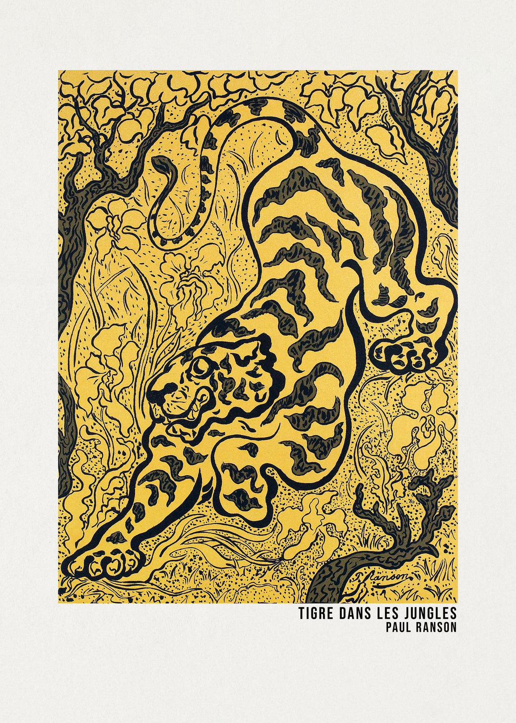 Tigre Dans Les Jungles Poster - Unframed art print