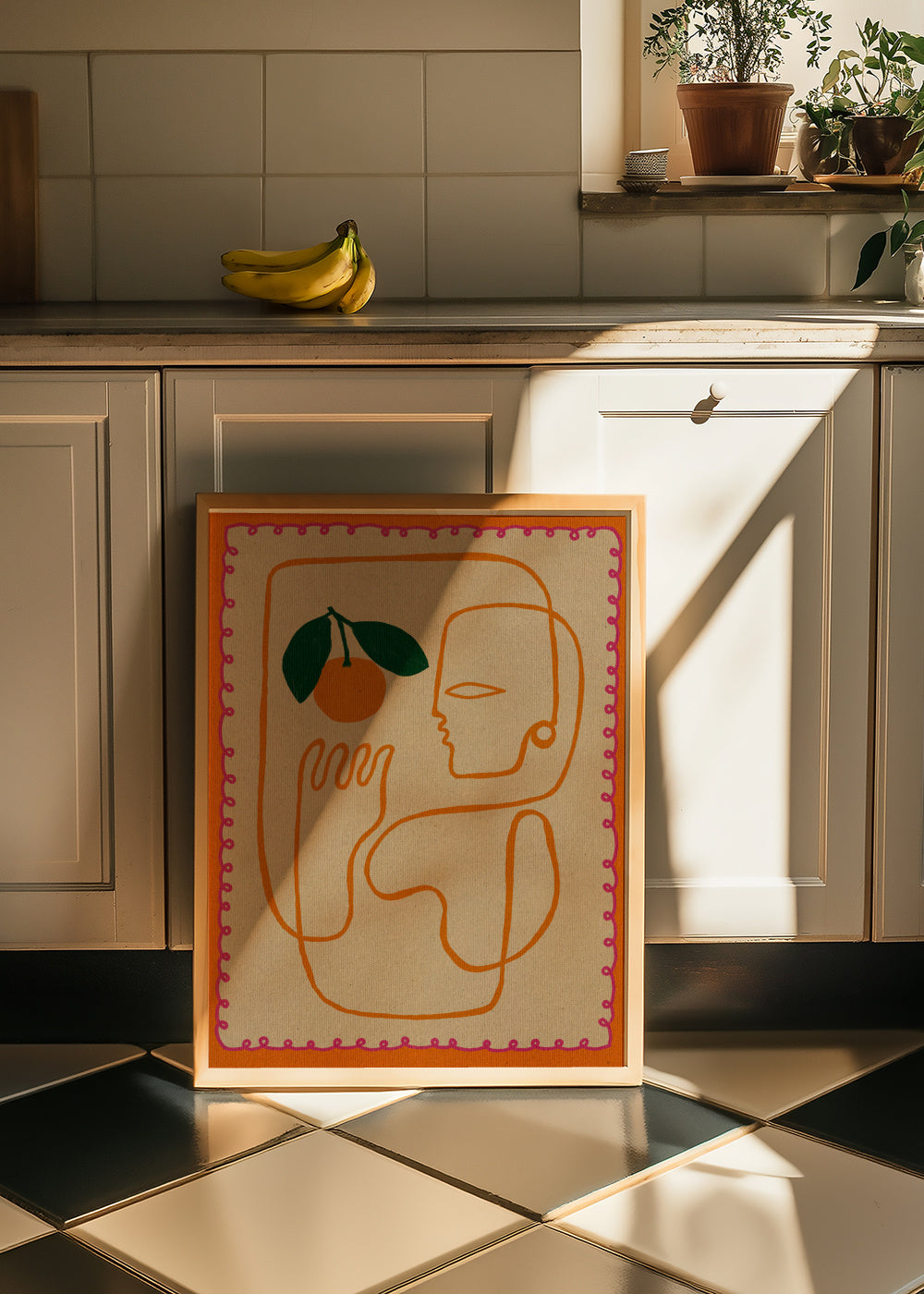 Fruit fiesta 1 - Framed poster in an interior